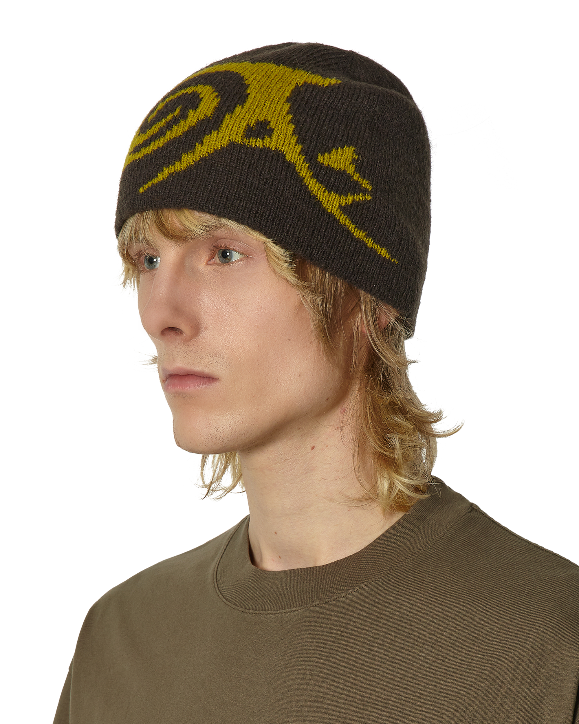 ROA HIKING - TAUPE BROWN GRAPHIC BEANIE