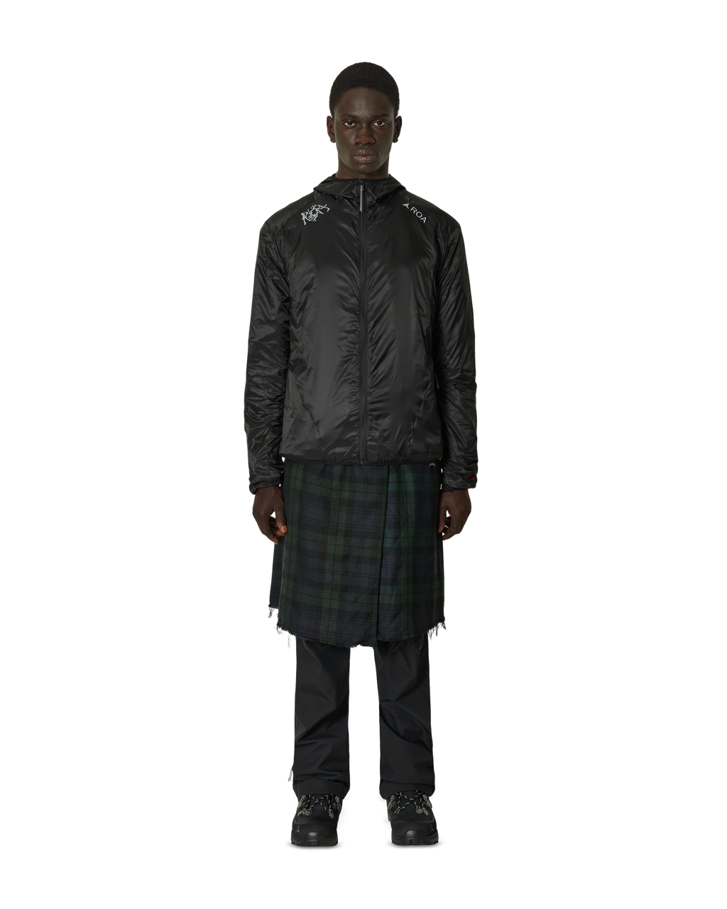 ROA Nightfall Black Watch Skirt J299246-S-Black front