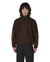 Thumbnail Alpha Direct Half Zip Dark Brown