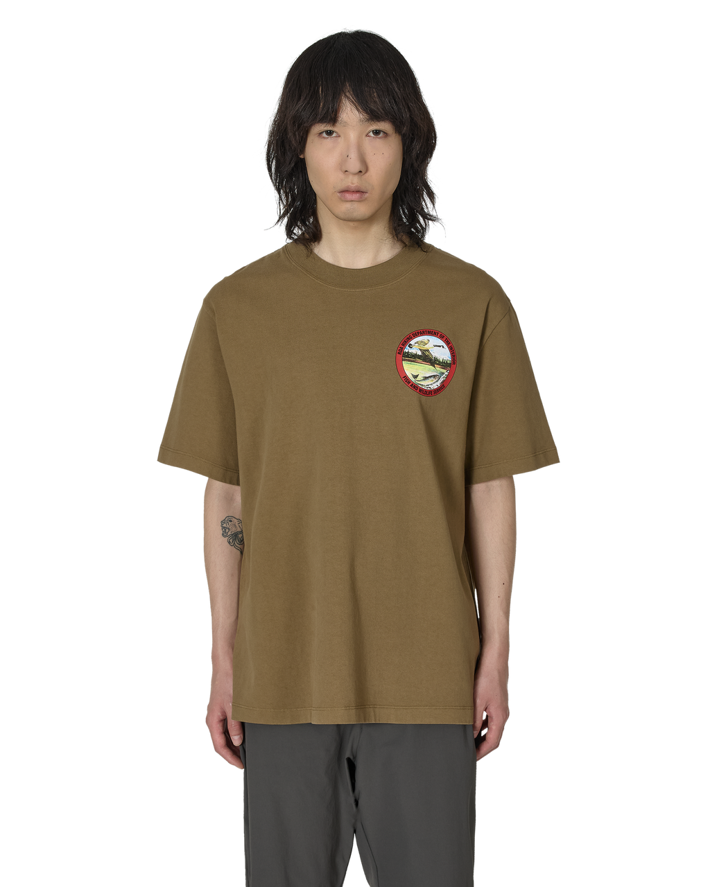 ROA Division T Shirt J302113-M-Brown front