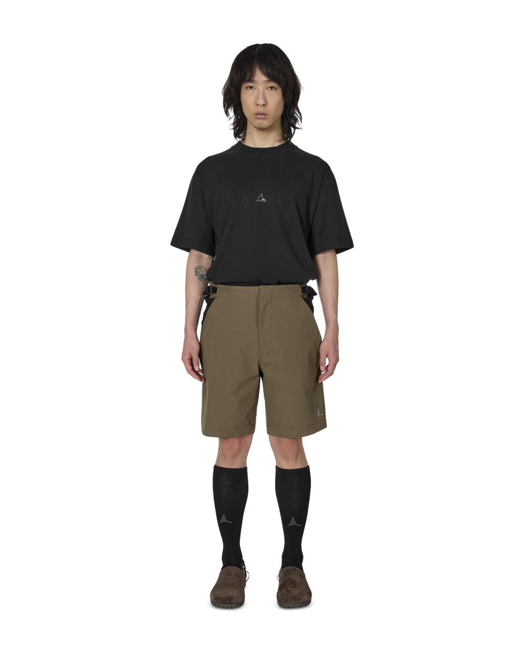 ROA Sturdy Hiking Shorts J302208-L-Green front