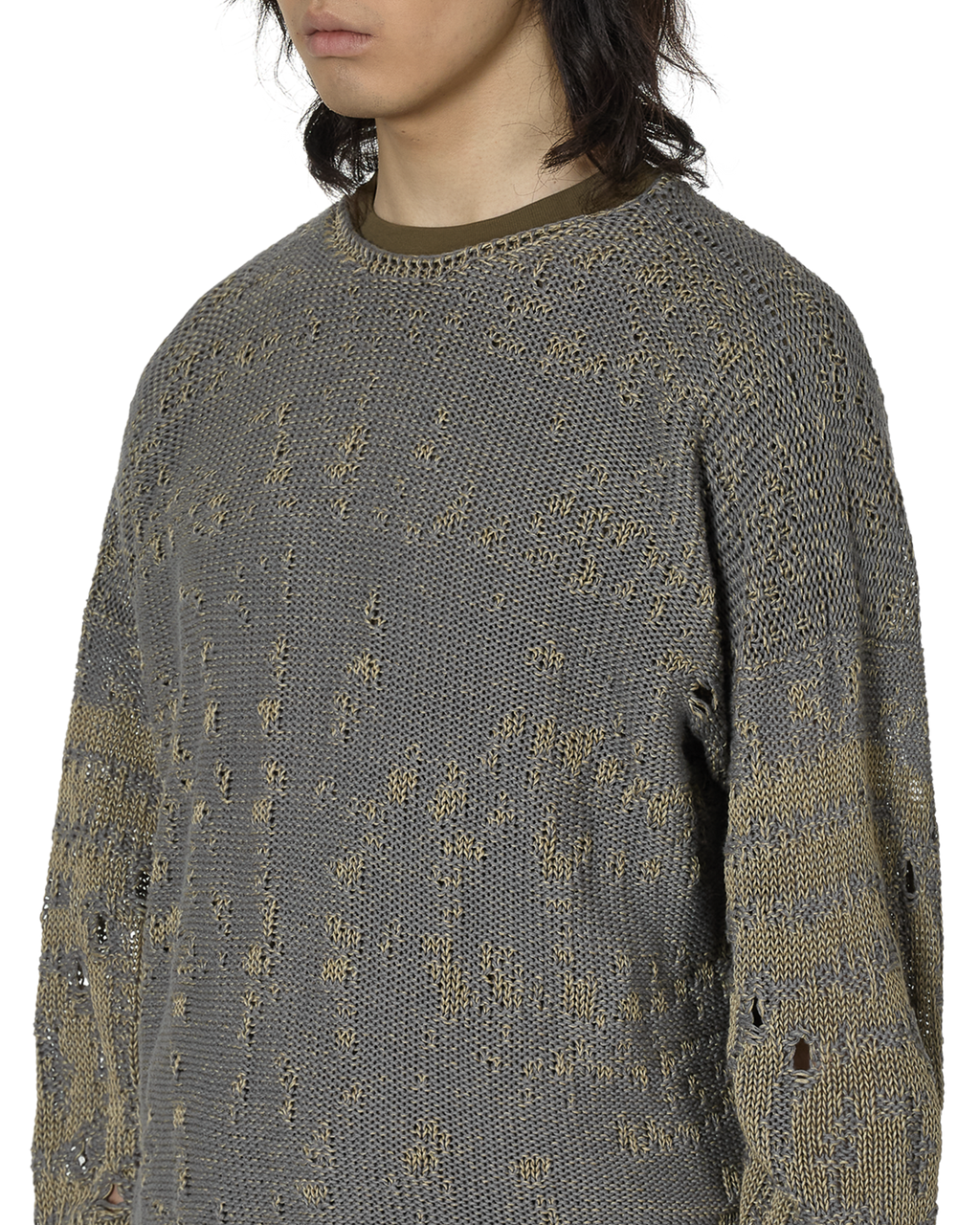 ROA Vortex Crewneck J302826-L-Grey front