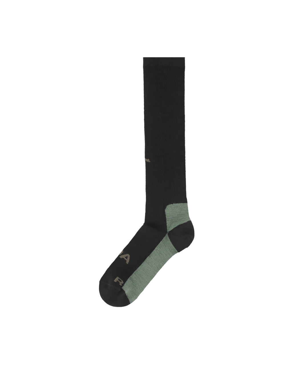 ROA Logo Wool High Socks J302838-43-46-Black front
