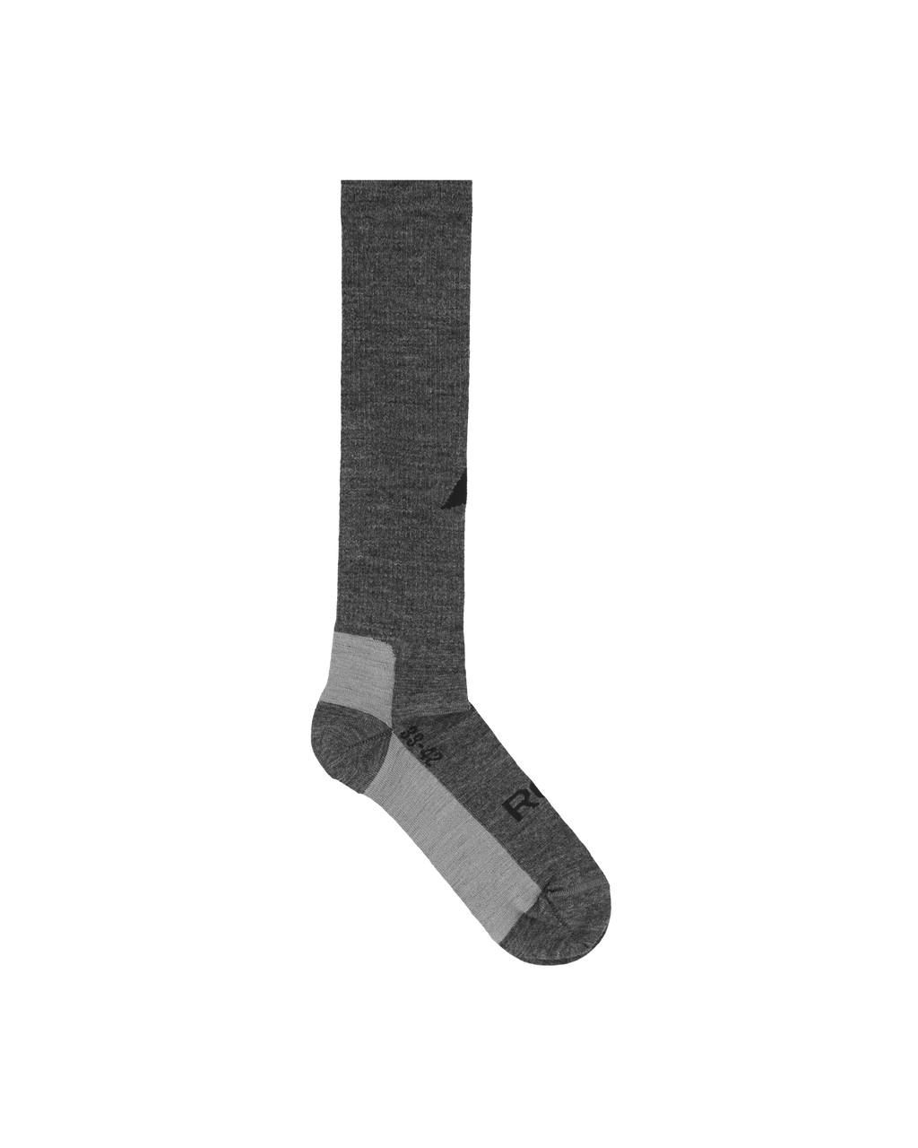 ROA Logo Wool High Socks J302839-43-46-Grey front