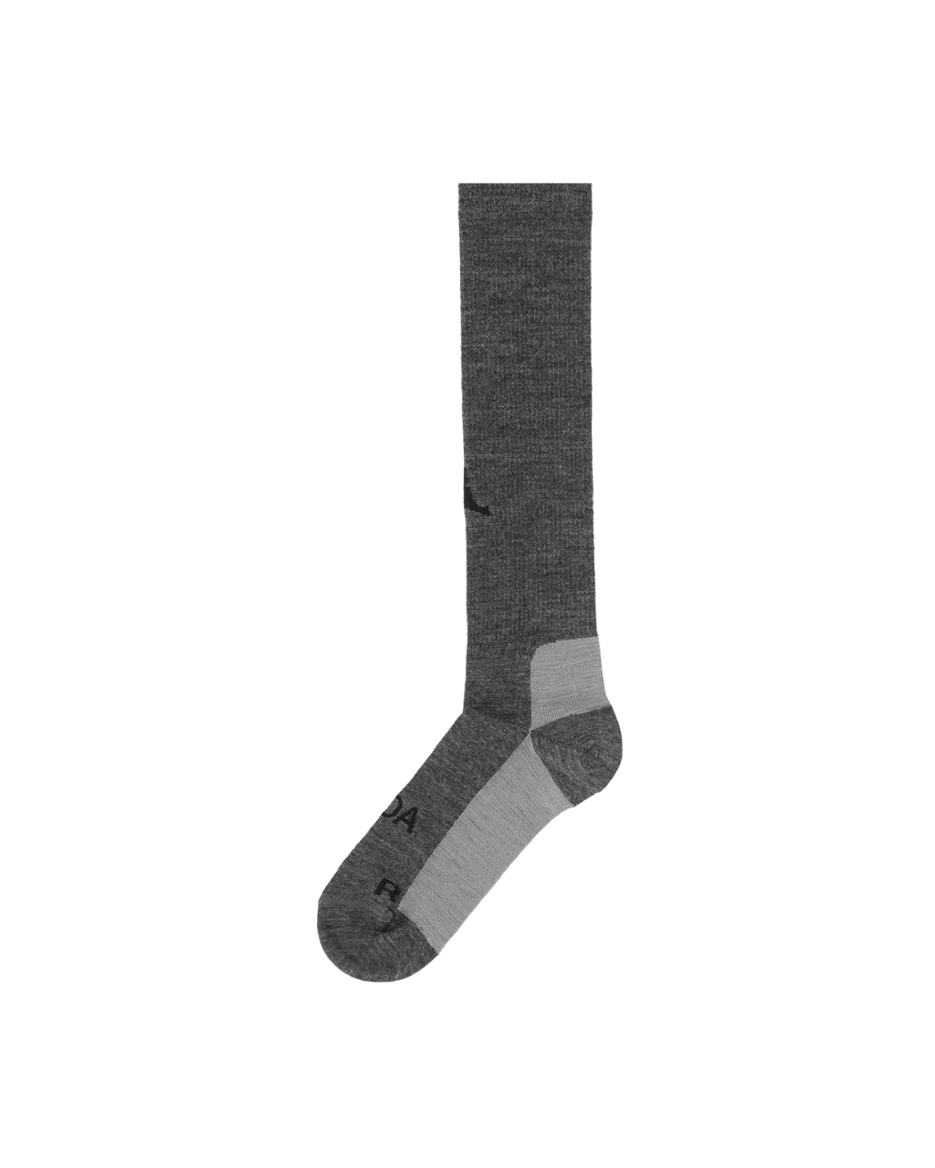 ROA Logo Wool High Socks J302839-43-46-Grey front