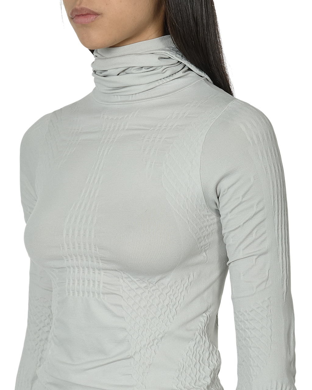 ROA Circular Hoodie J302873-S-Grey front