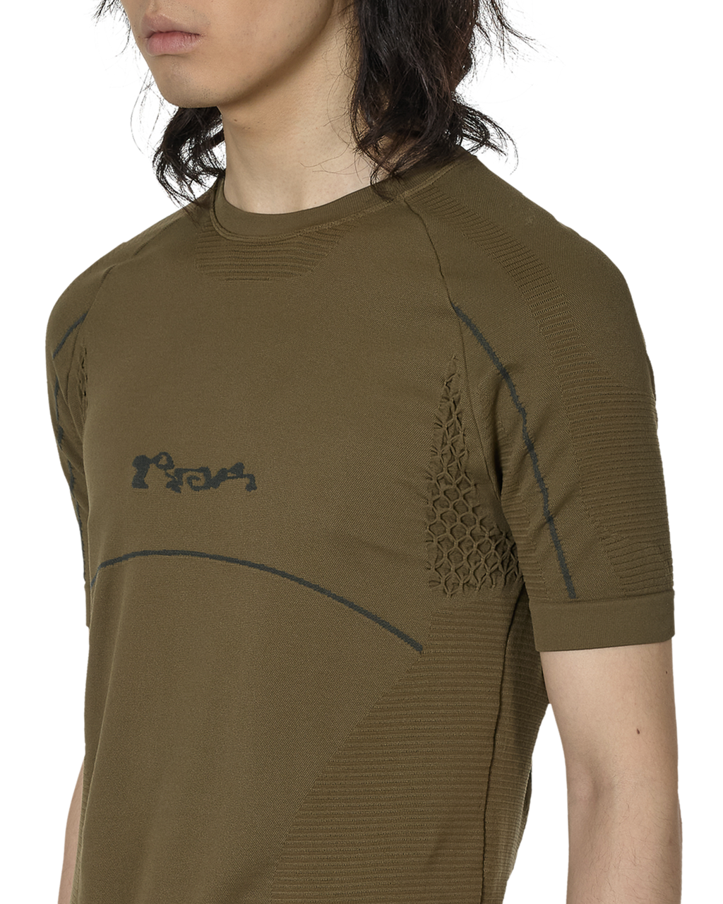 ROA Seamless T Shirt J302881-M-Green front