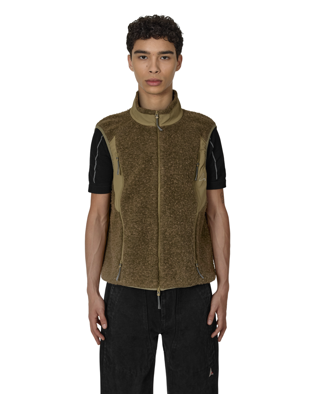 ROA Polar Fleece Vest J302896-S-Multicolor front