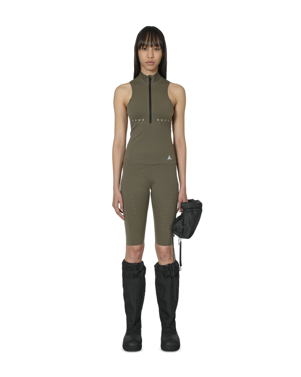 ROA Compression Biker Shorts J303515-M-Green front