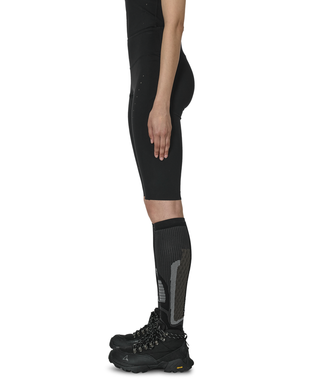 ROA Compression Biker Shorts J303516-S-Black front