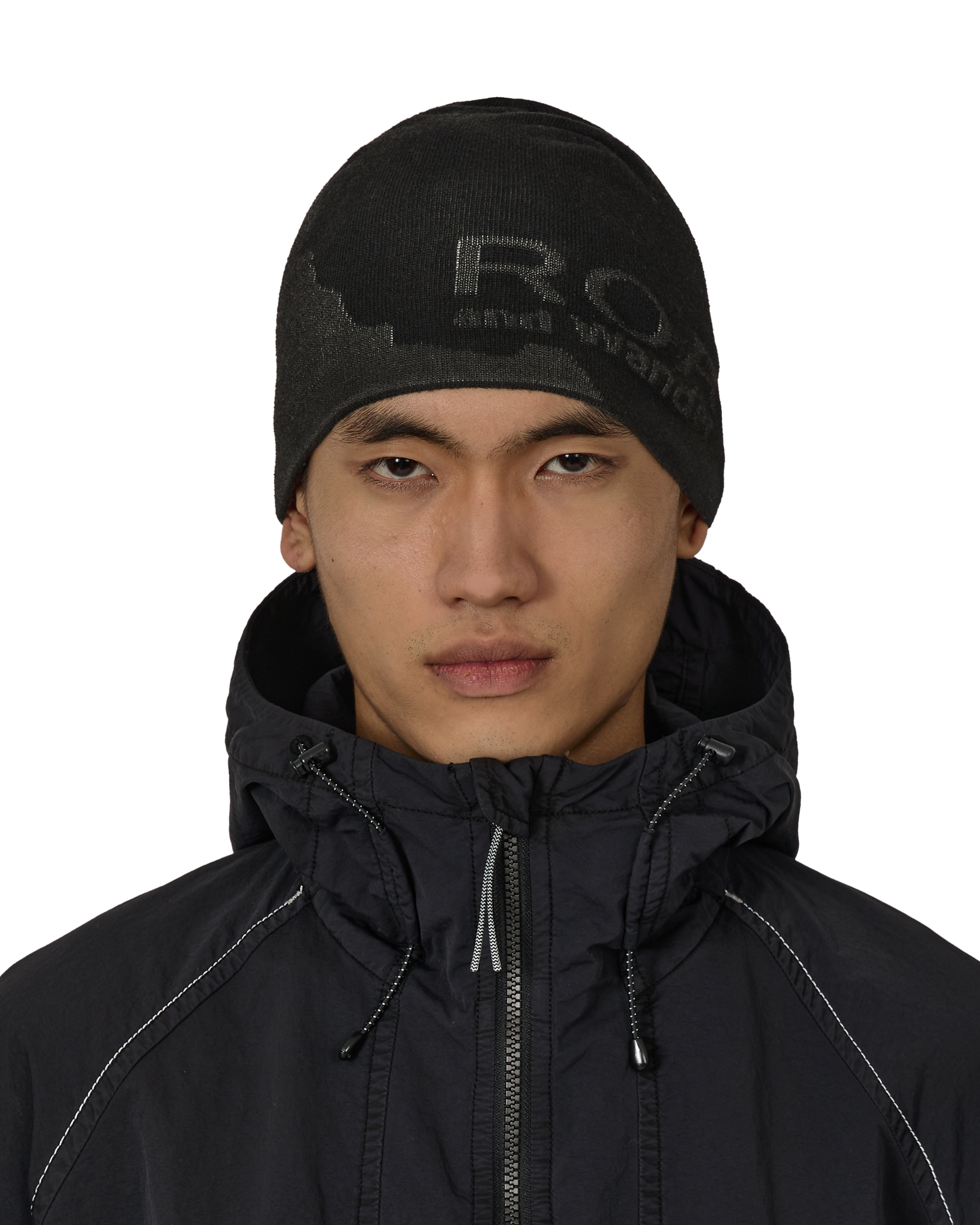 ROA ROA X And Wander Logo Cotton Beanie J312096-ONE SIZE-Black 7