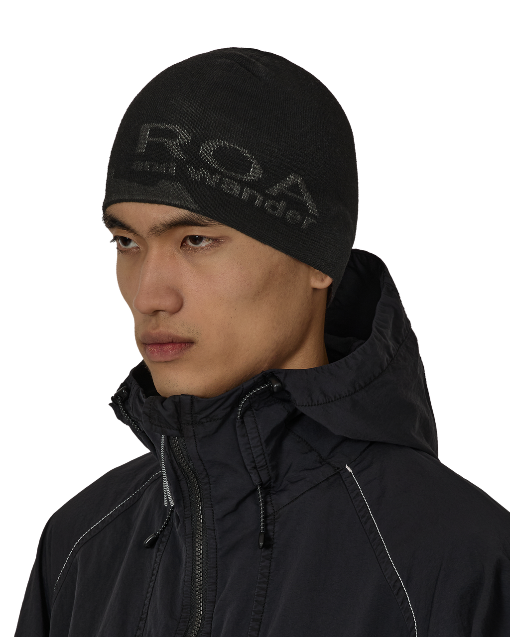 ROA ROA X And Wander Logo Cotton Beanie J312096-ONE SIZE-Black 1