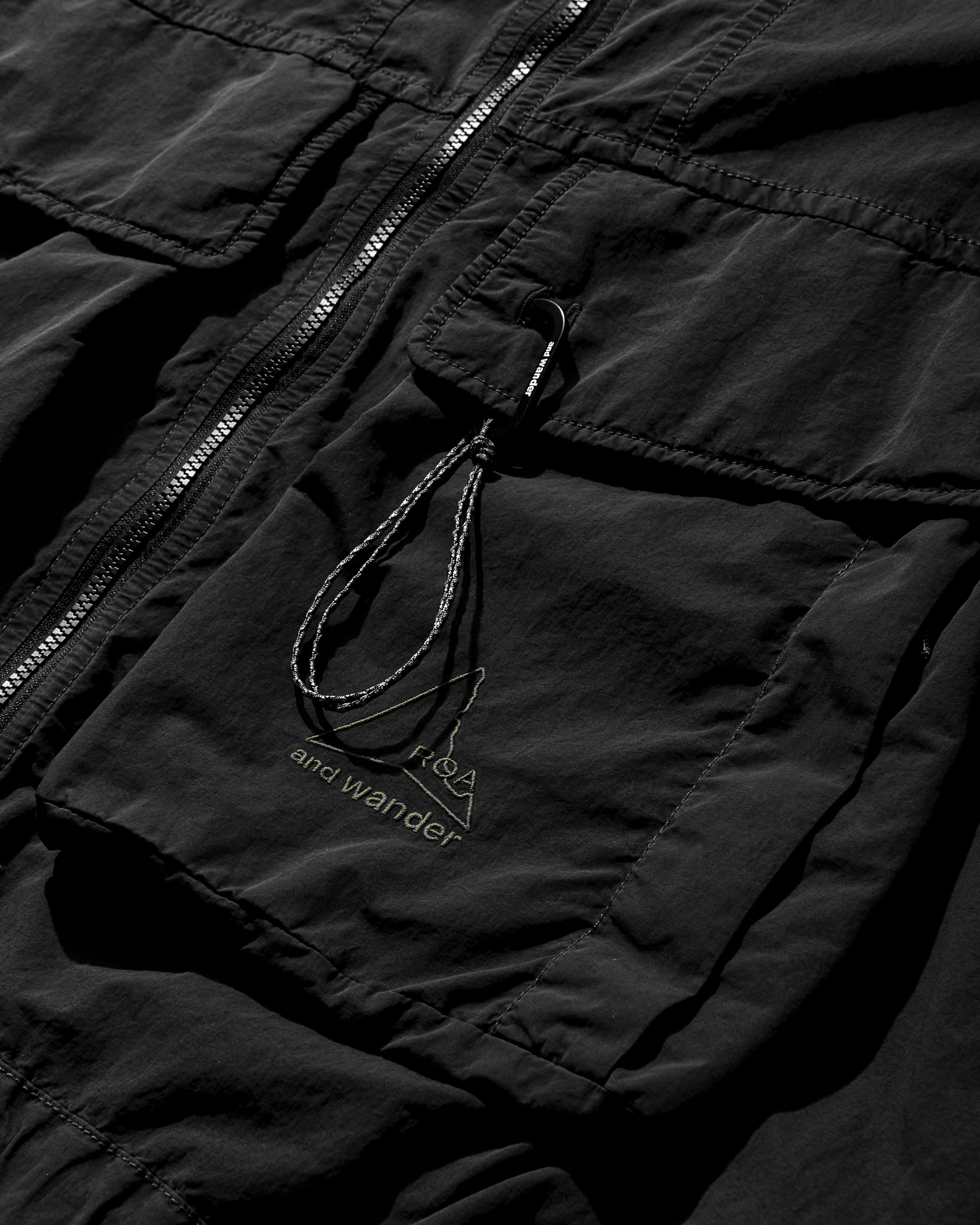 ROA ROA X And Wander Nylon Hooded Jacket J318330-S-Black 11