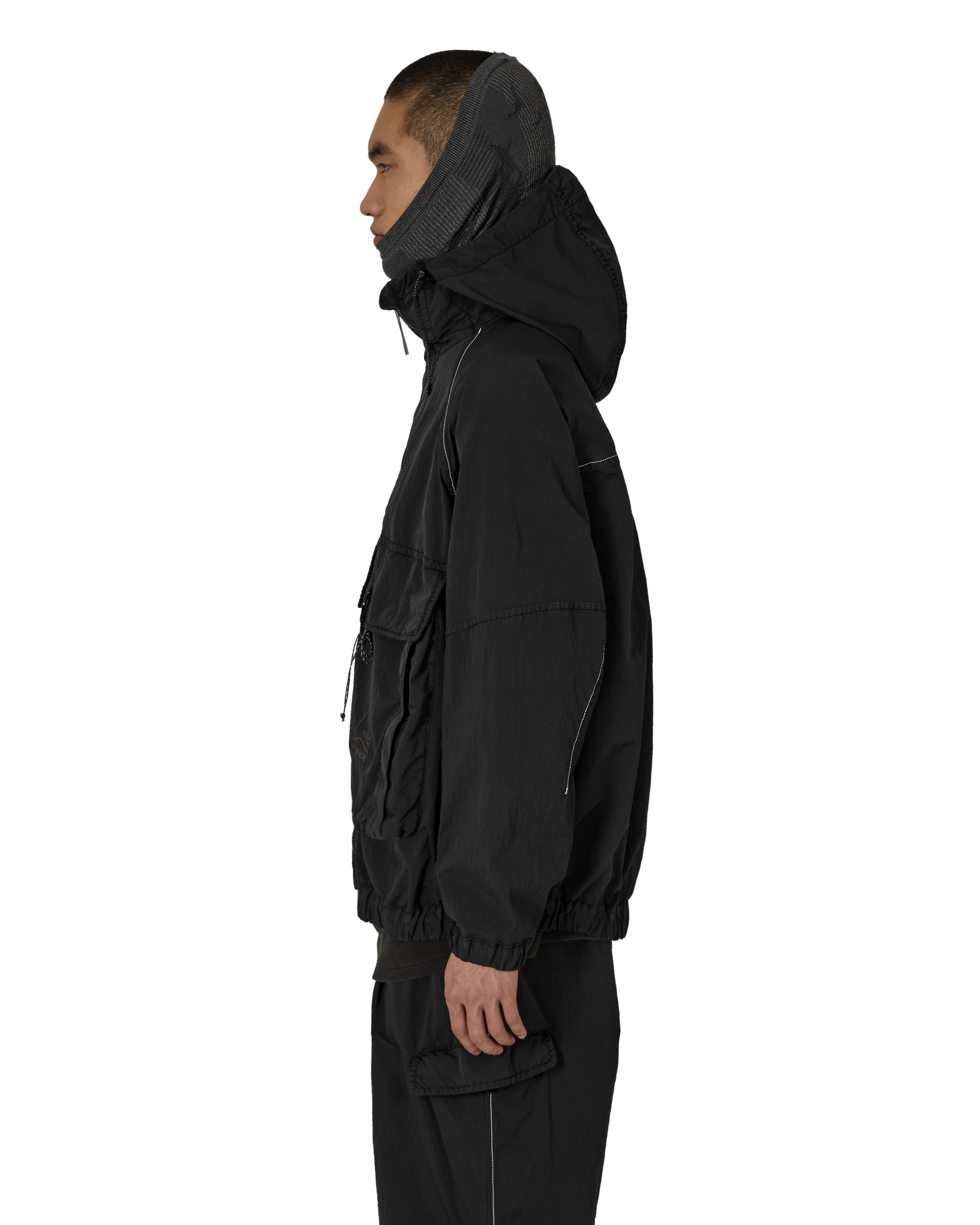 ROA ROA X And Wander Nylon Hooded Jacket J318330-S-Black 2