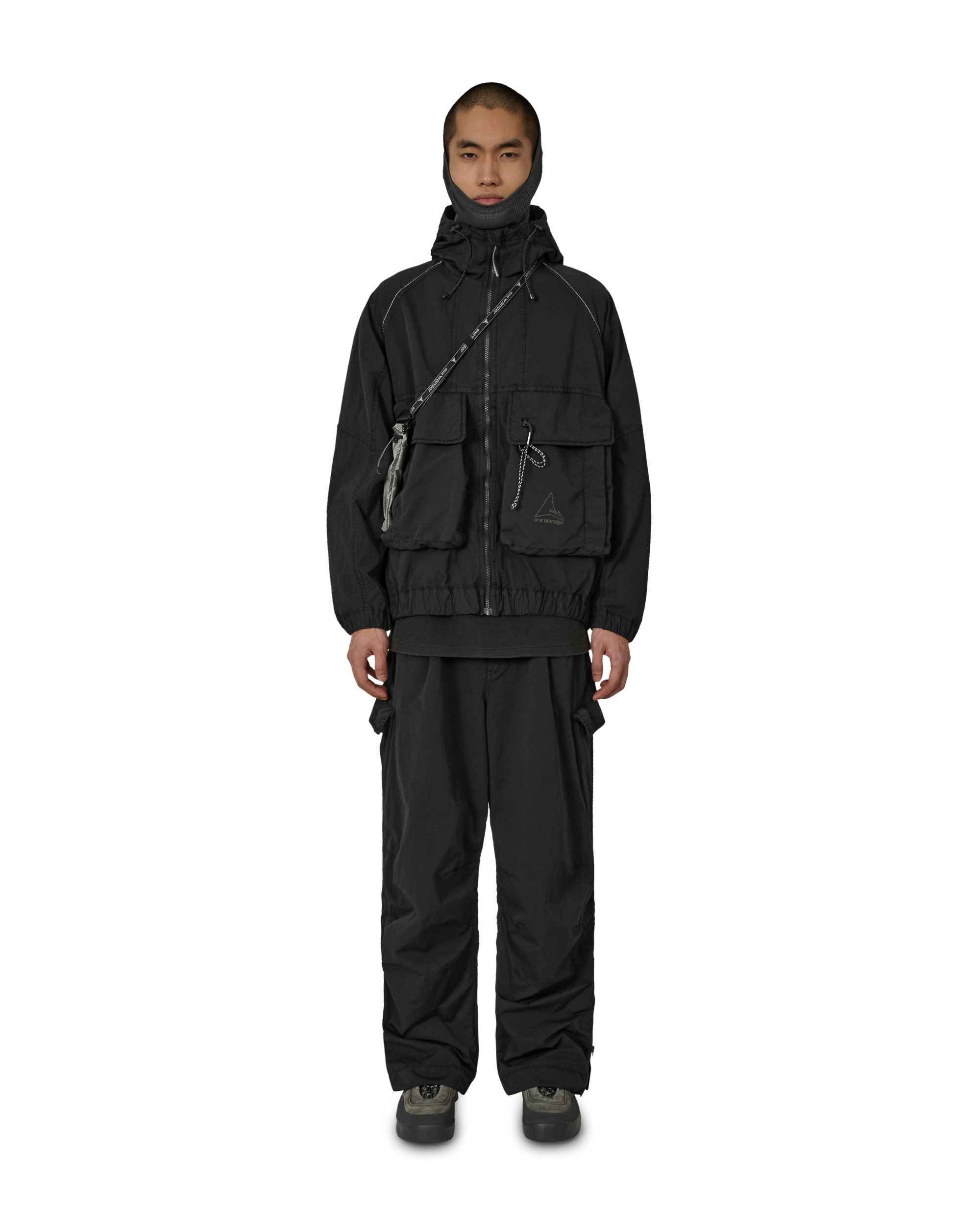 ROA ROA X And Wander Nylon Hooded Jacket J318330-S-Black 4