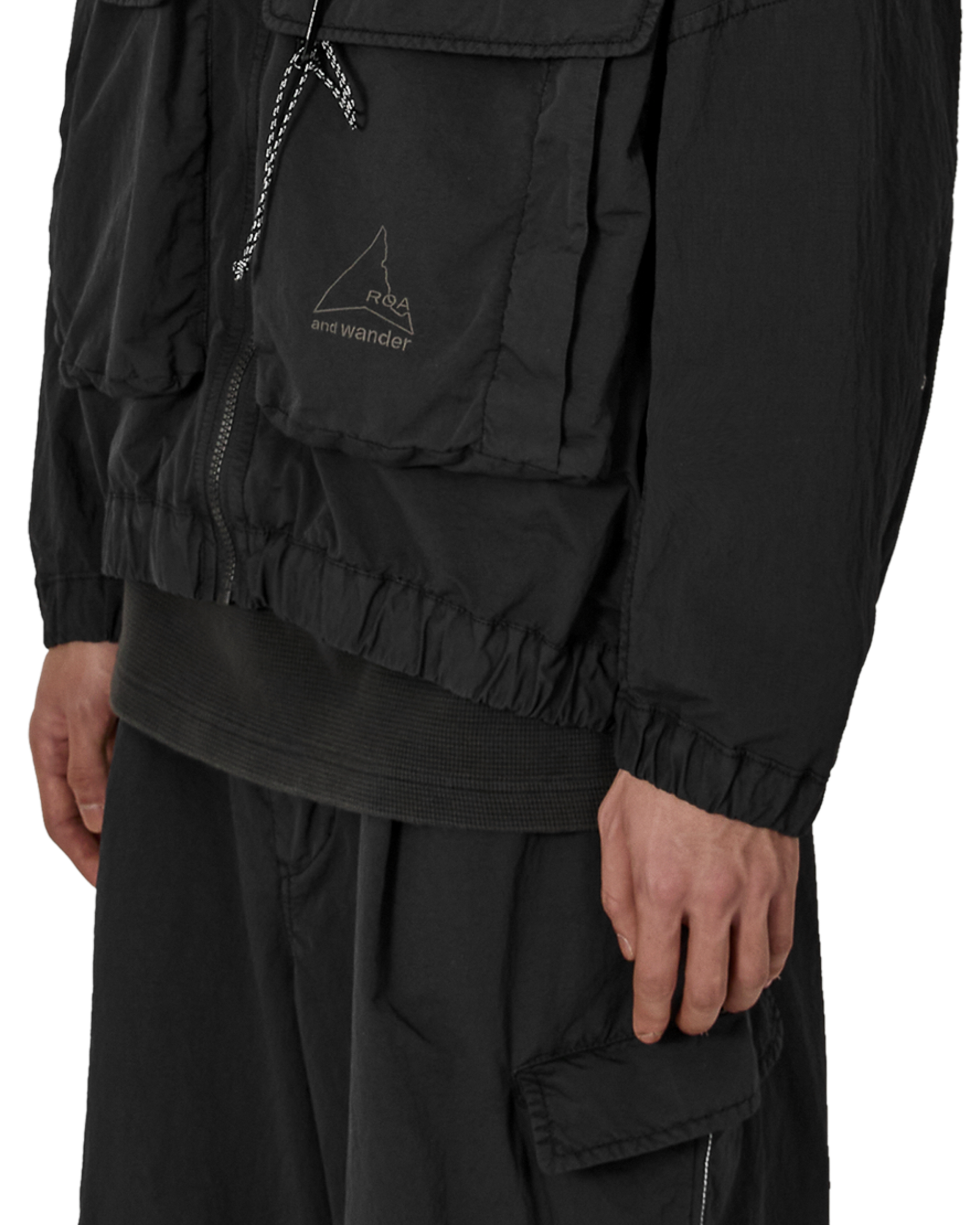 ROA ROA X And Wander Nylon Hooded Jacket J318330-S-Black 6