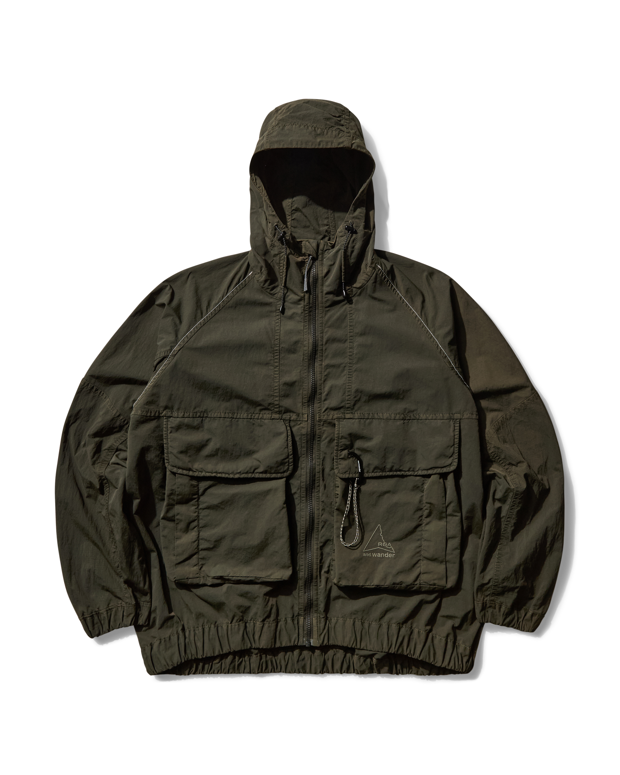 ROA ROA X And Wander Nylon Hooded Jacket J318331-S-Green 9