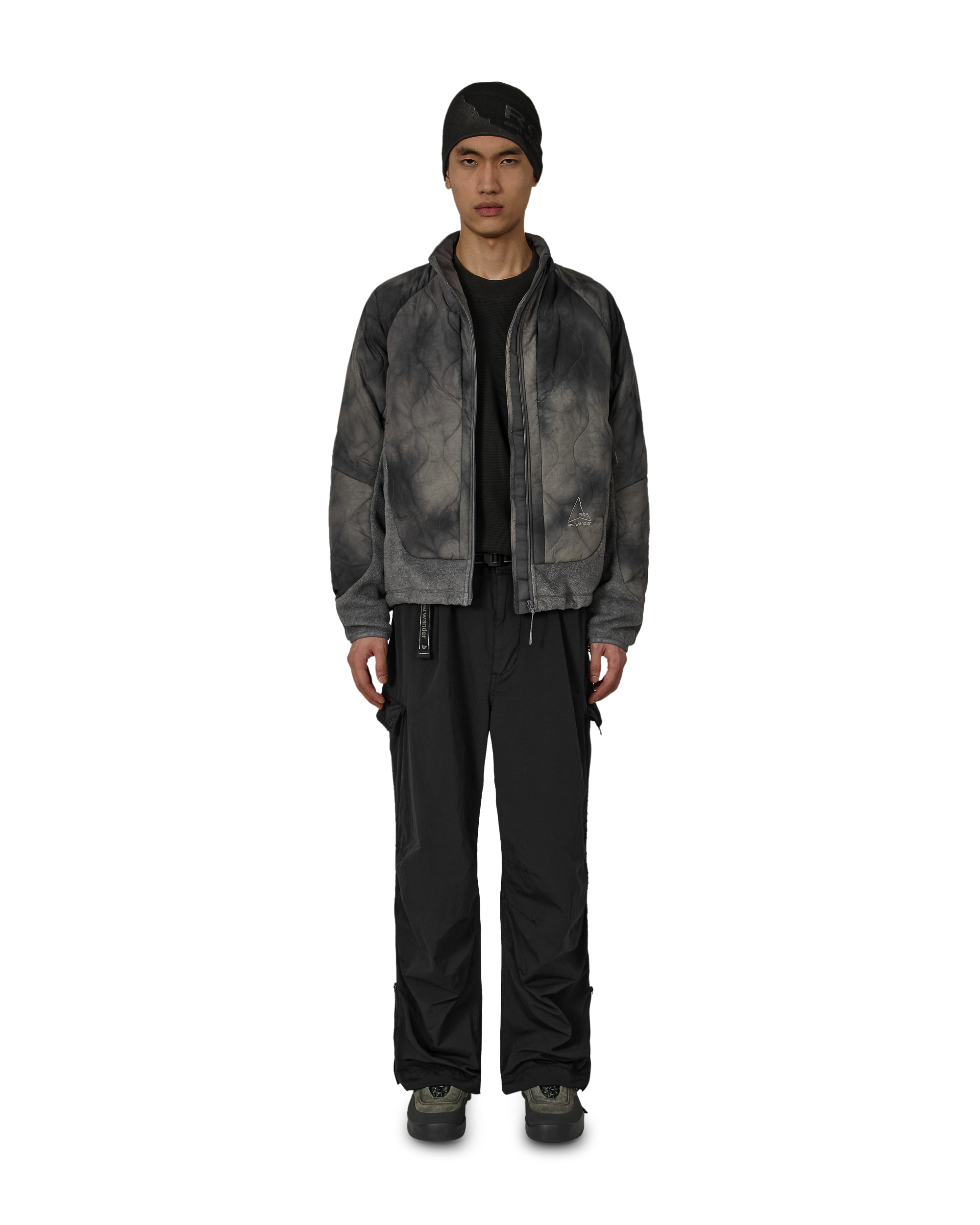 ROA ROA X And Wander Garment-dyed Pants J318332-S-Black 4