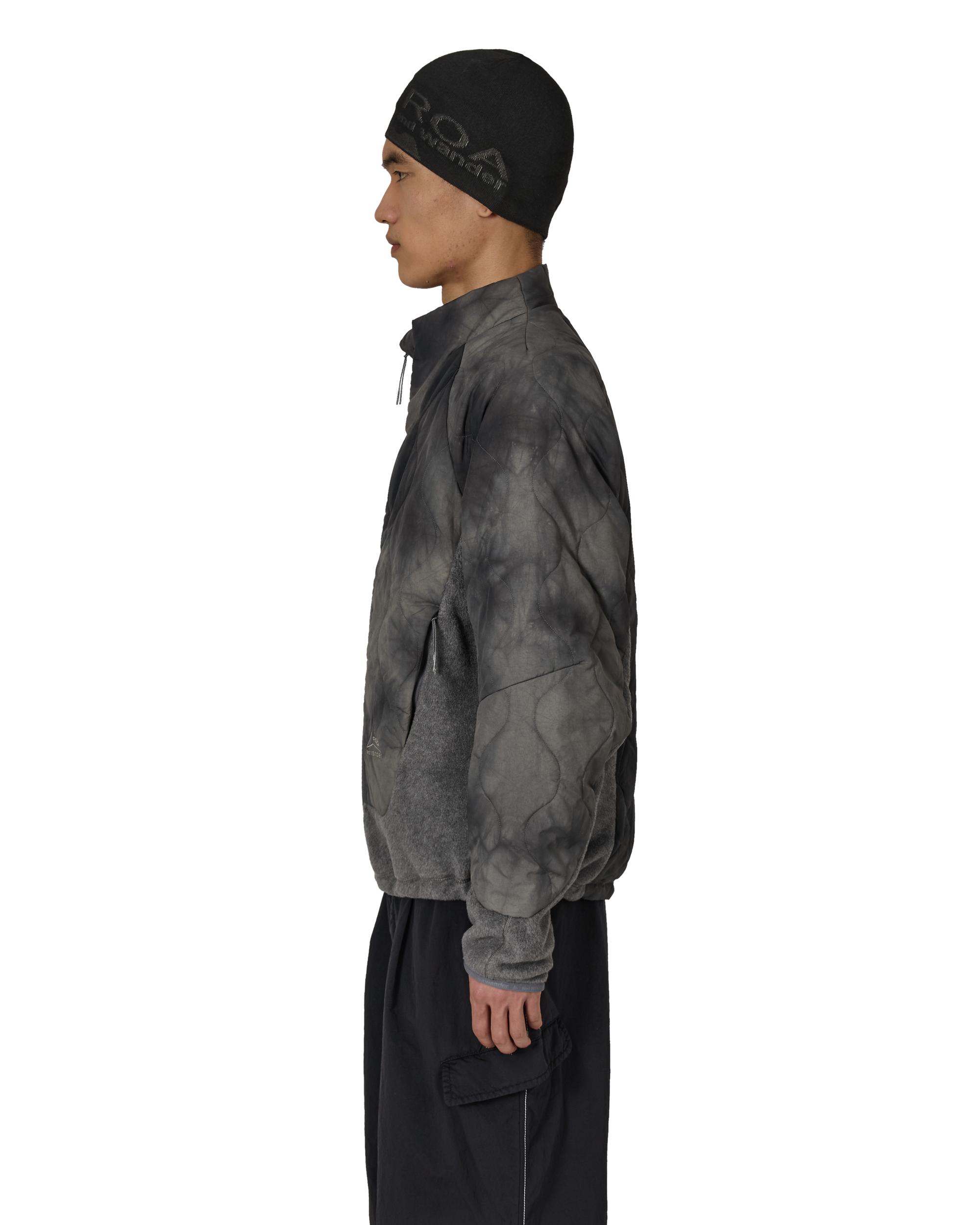 ROA ROA X And Wander Quilted Fleece Jacket J318334-S-Grey 2