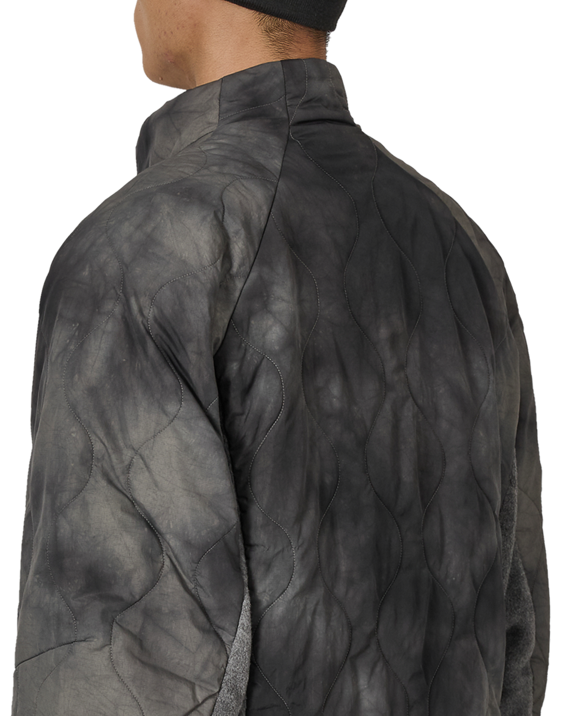 ROA ROA X And Wander Quilted Fleece Jacket J318334-S-Grey 7