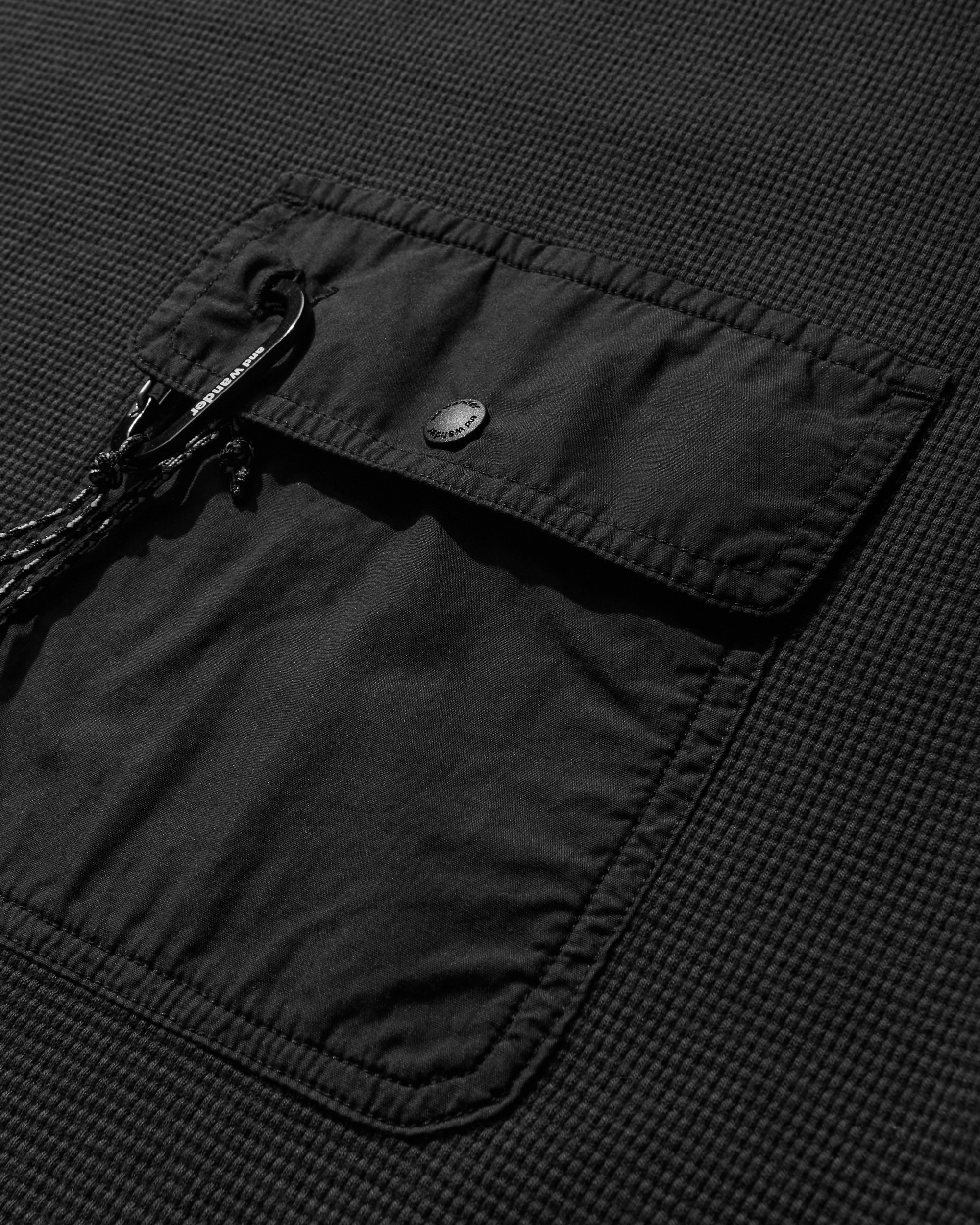 ROA ROA X And Wander Garment-dyed Long Sleeve J318335-S-Black 11