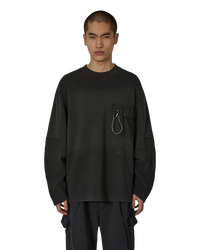 Thumbnail ROA X And Wander Garment-dyed Long Sleeve Black