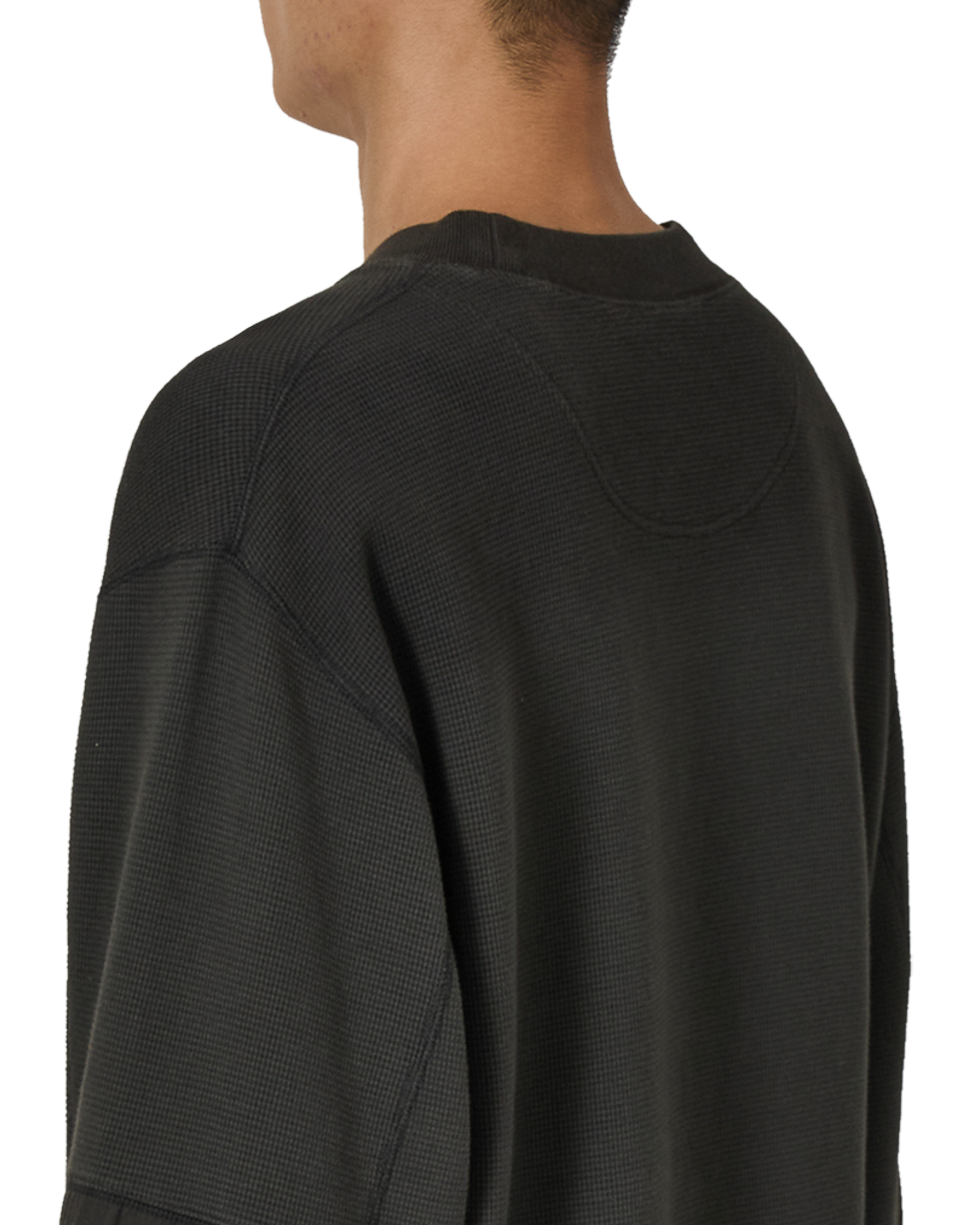ROA ROA X And Wander Garment-dyed Long Sleeve J318335-S-Black 7