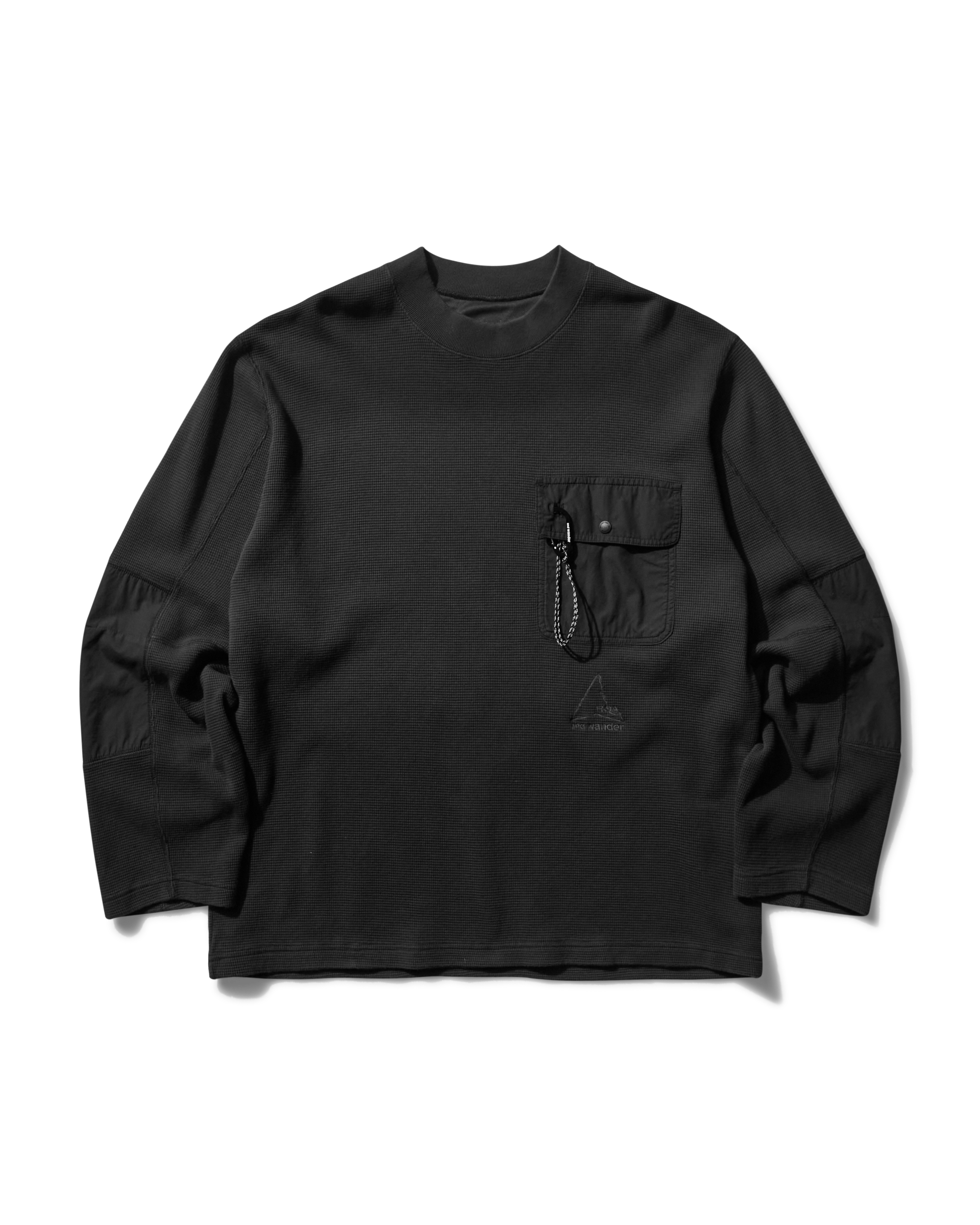ROA ROA X And Wander Garment-dyed Long Sleeve J318335-S-Black 9