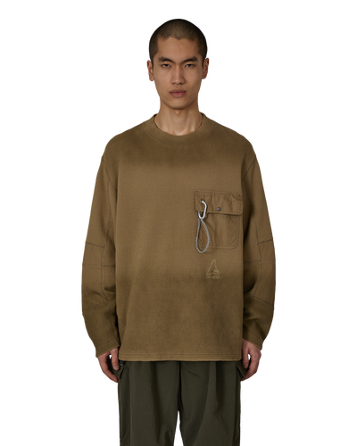 ROA ROA X And Wander Garment-dyed Long Sleeve J318336-S-Beige front