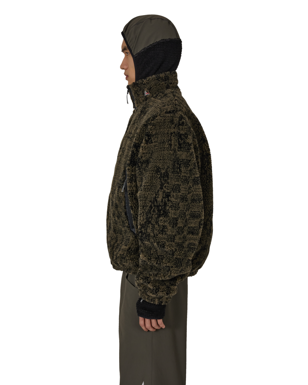 ROA Ewe Furry Jacket J315743-S-Green front