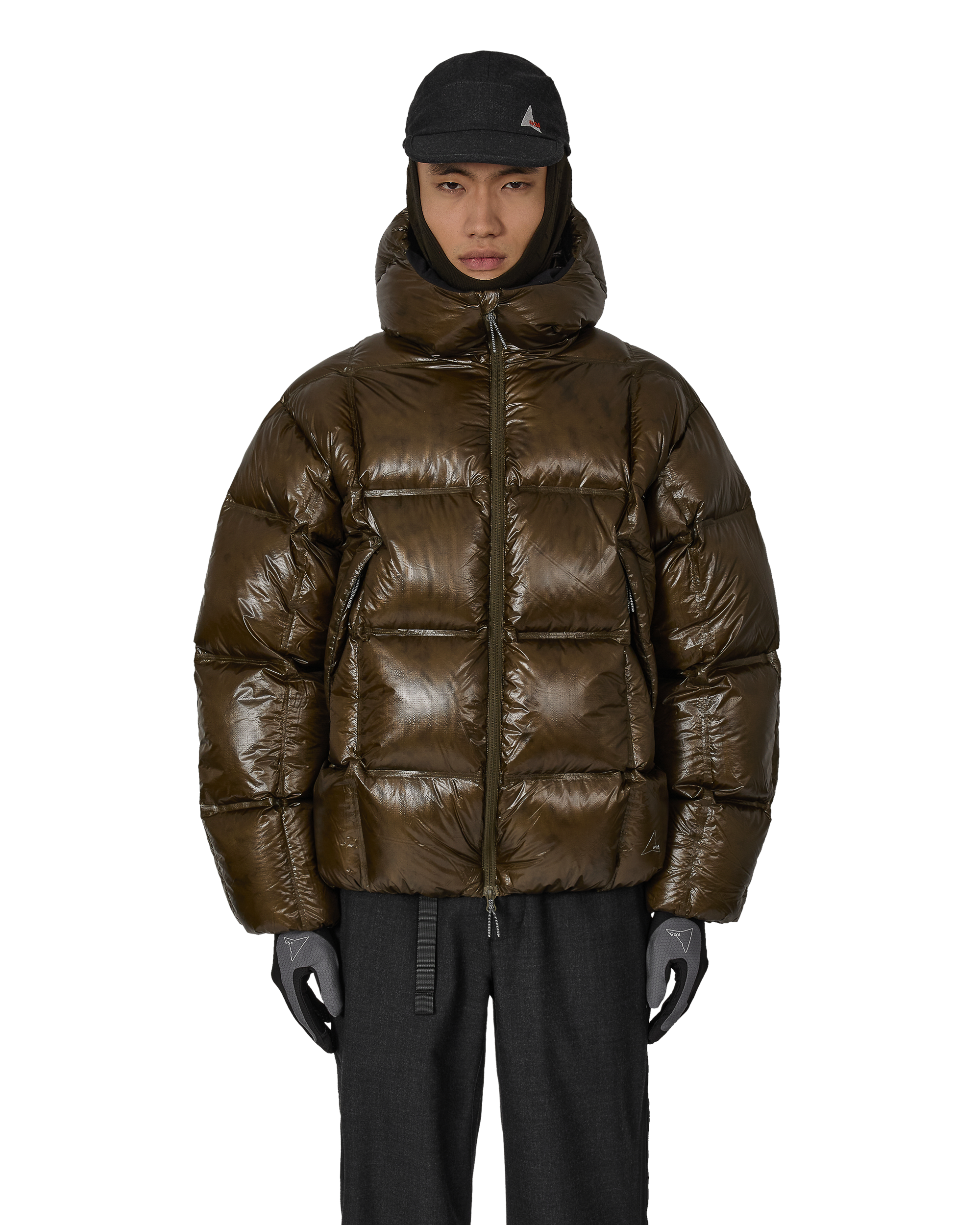 ROA Cube 650 Fill Power Down Jacket J315744-S-Green front