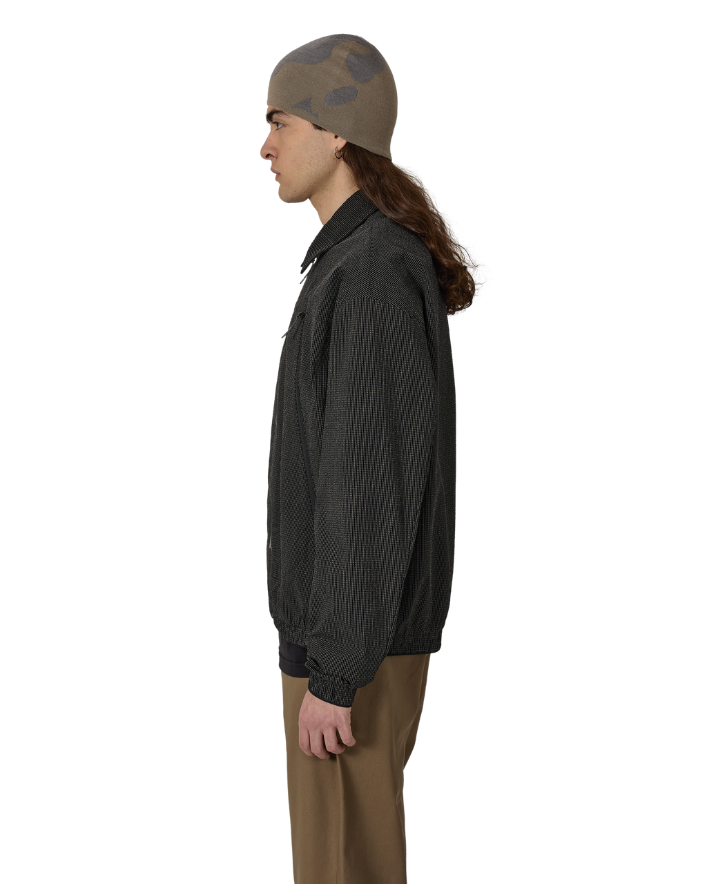 ROA Lamon Reinforced Technical Zip Up Shirt J315761-S-Black front