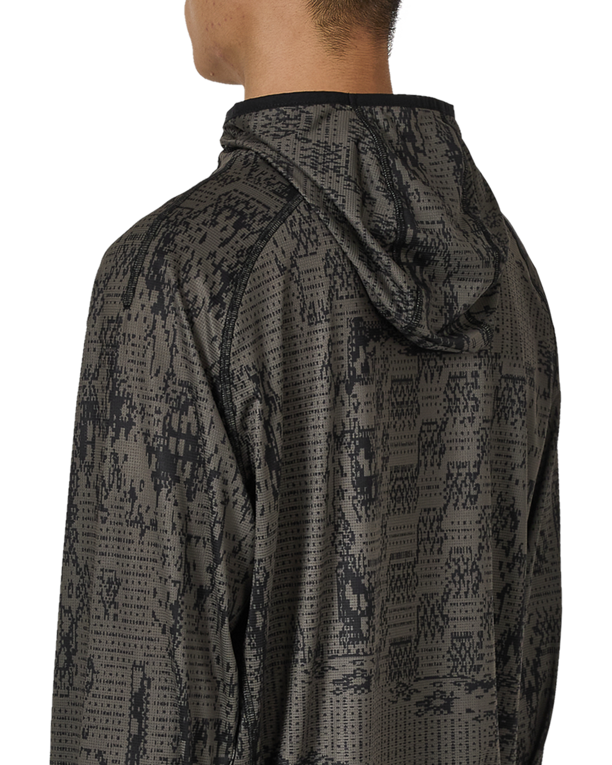 ROA Laki Melted Print Uv Hoodie J315851-S-Green 7