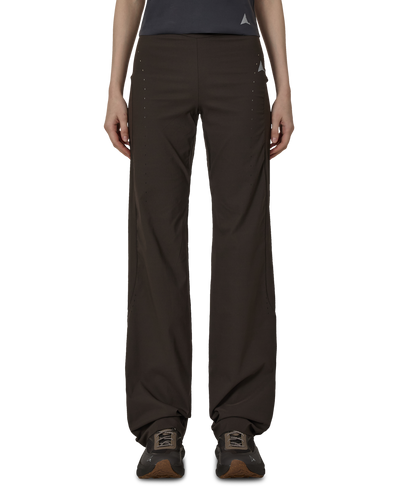 ROA Marva Compression Flared Pants J315852-XS-Brown front
