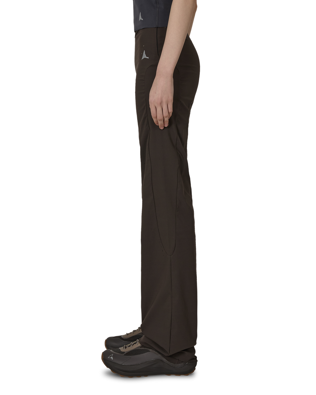 ROA Marva Compression Flared Pants J315852-XS-Brown front
