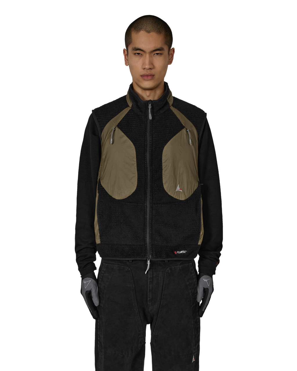 ROA Ocular Polartec High Loft Vest J315865-S-Green front