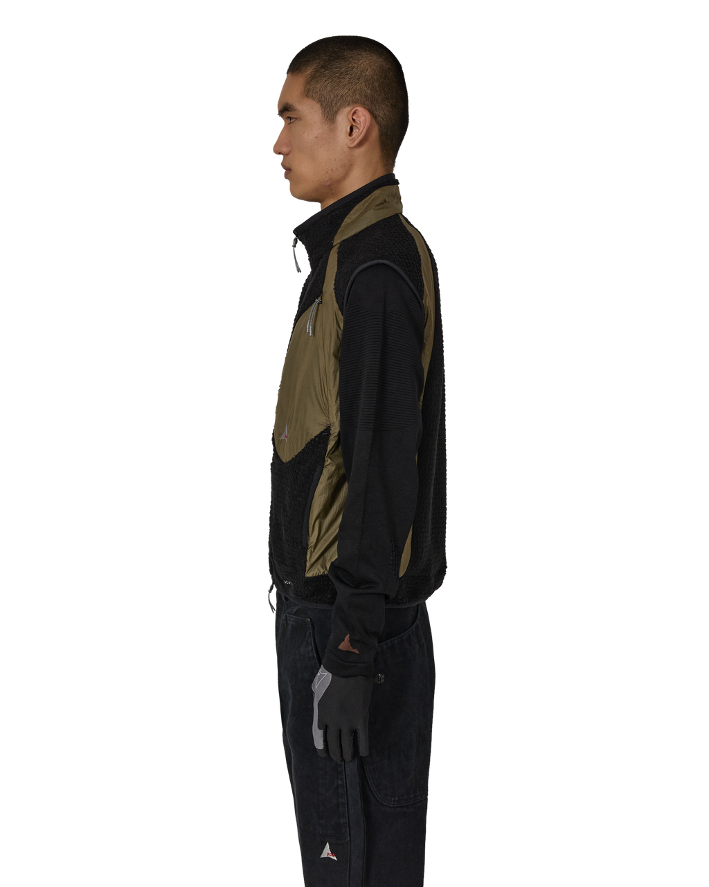 ROA Ocular Polartec High Loft Vest J315865-S-Green front