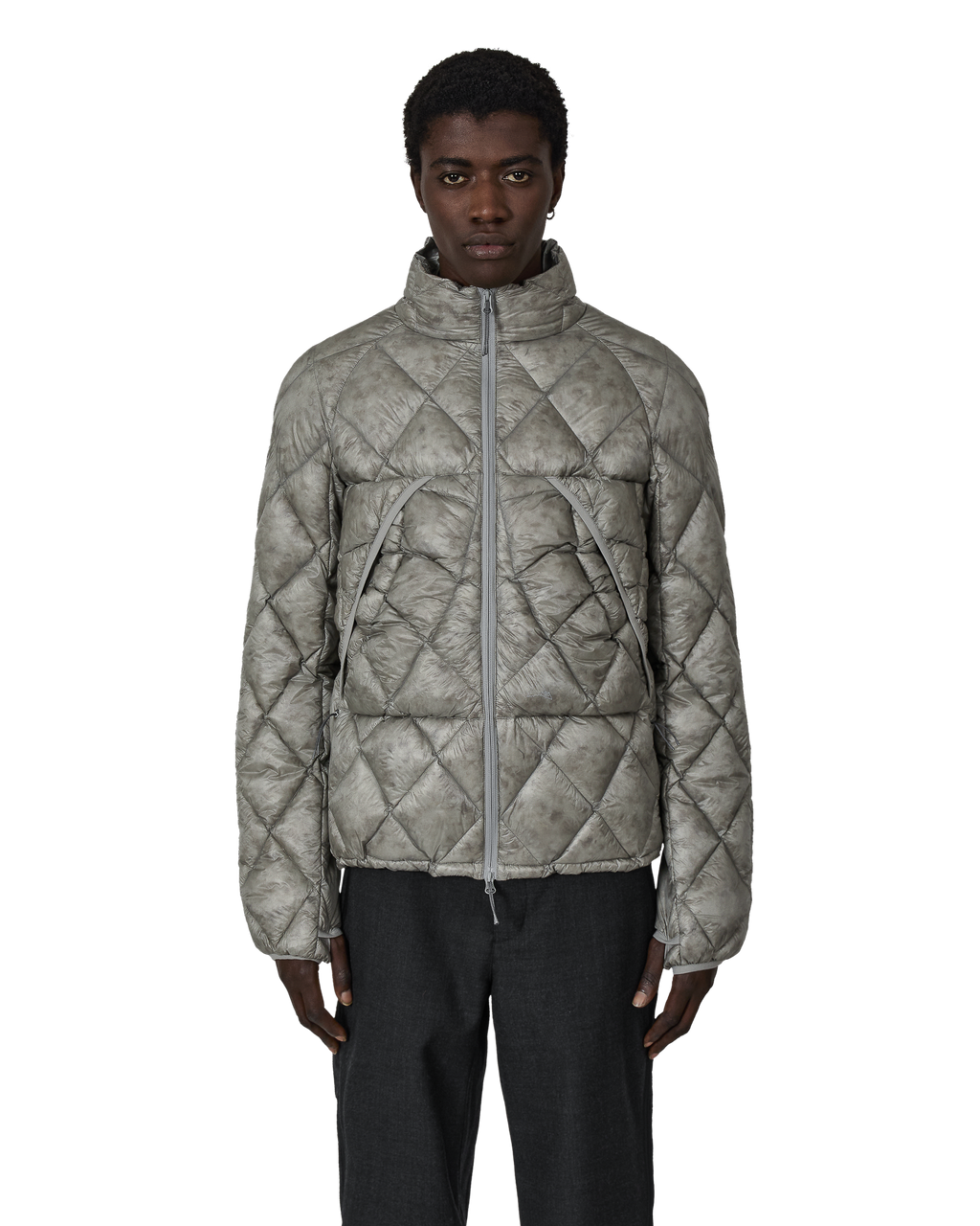 ROA Nuna 800 Fill Power Hooded Down Jacket J315898-S-Grey front
