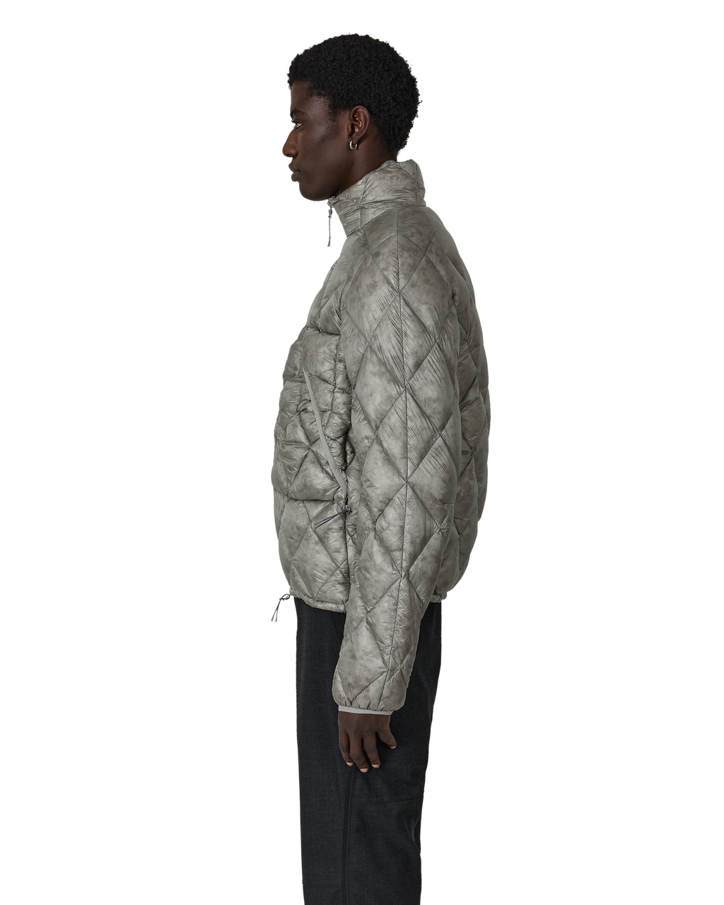ROA Nuna 800 Fill Power Hooded Down Jacket J315898-S-Grey front