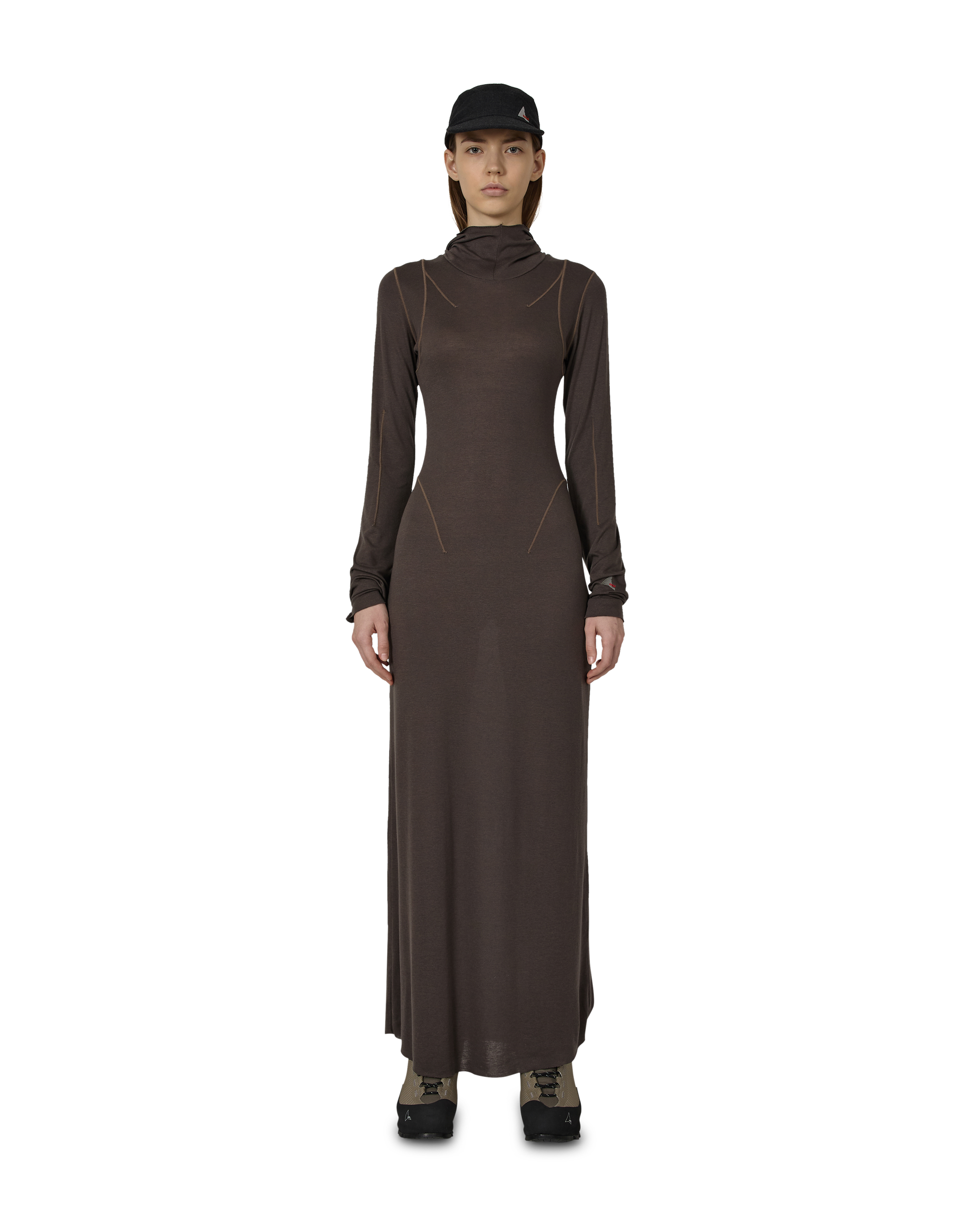 Themba Sheer Hooded Dress