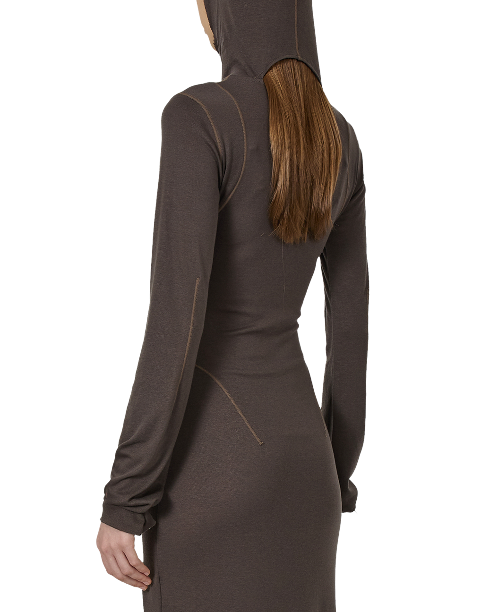 ROA Themba Sheer Hooded Dress J315899-XS-Grey 7