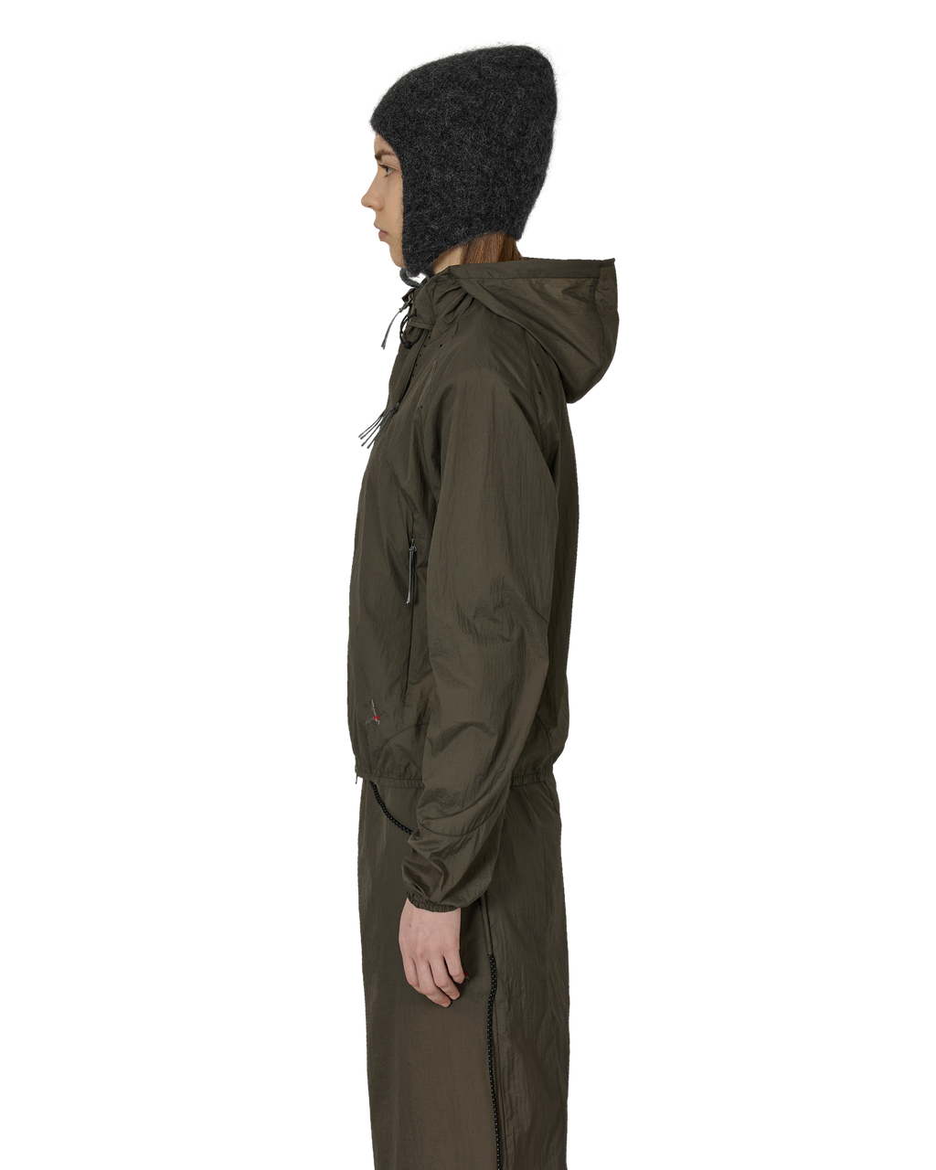 ROA Gly See Through Windbreaker J315902-XS-Green front
