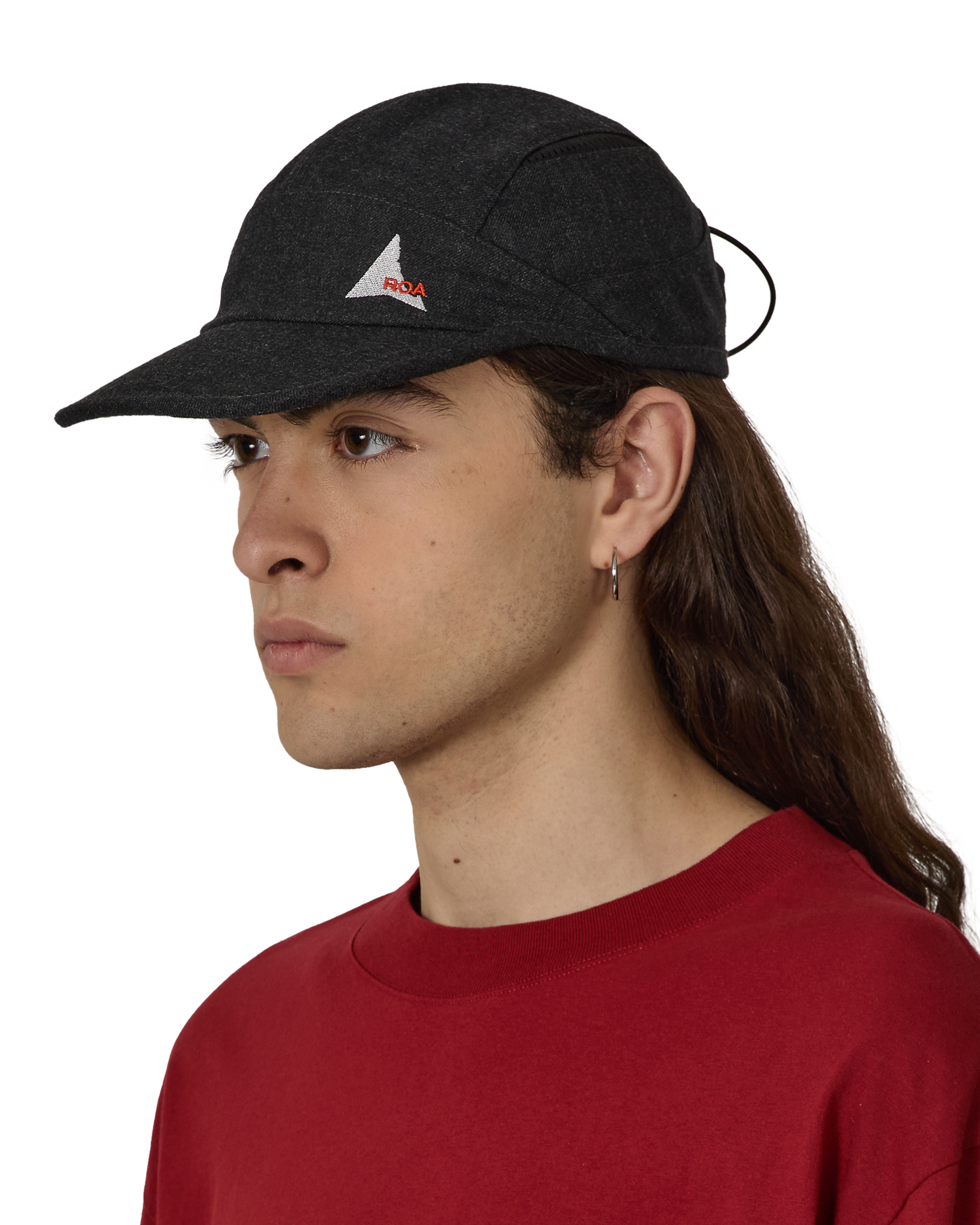 ROA Bri Wool Twill Cap J315906-ONE SIZE-Grey 6