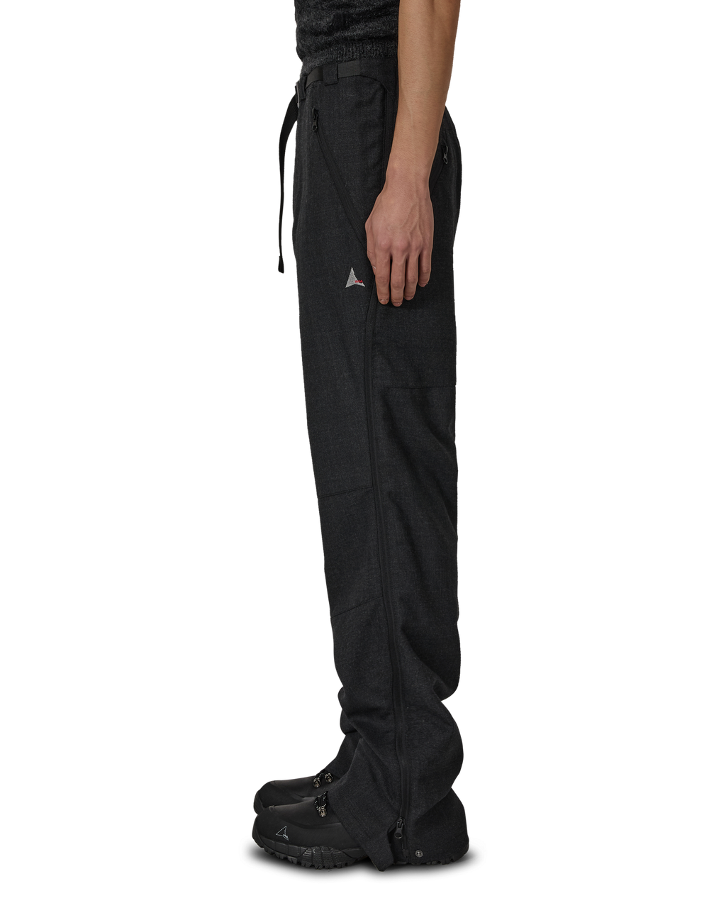 ROA Y Zip Wool Twill Pant J315907-S-Grey front