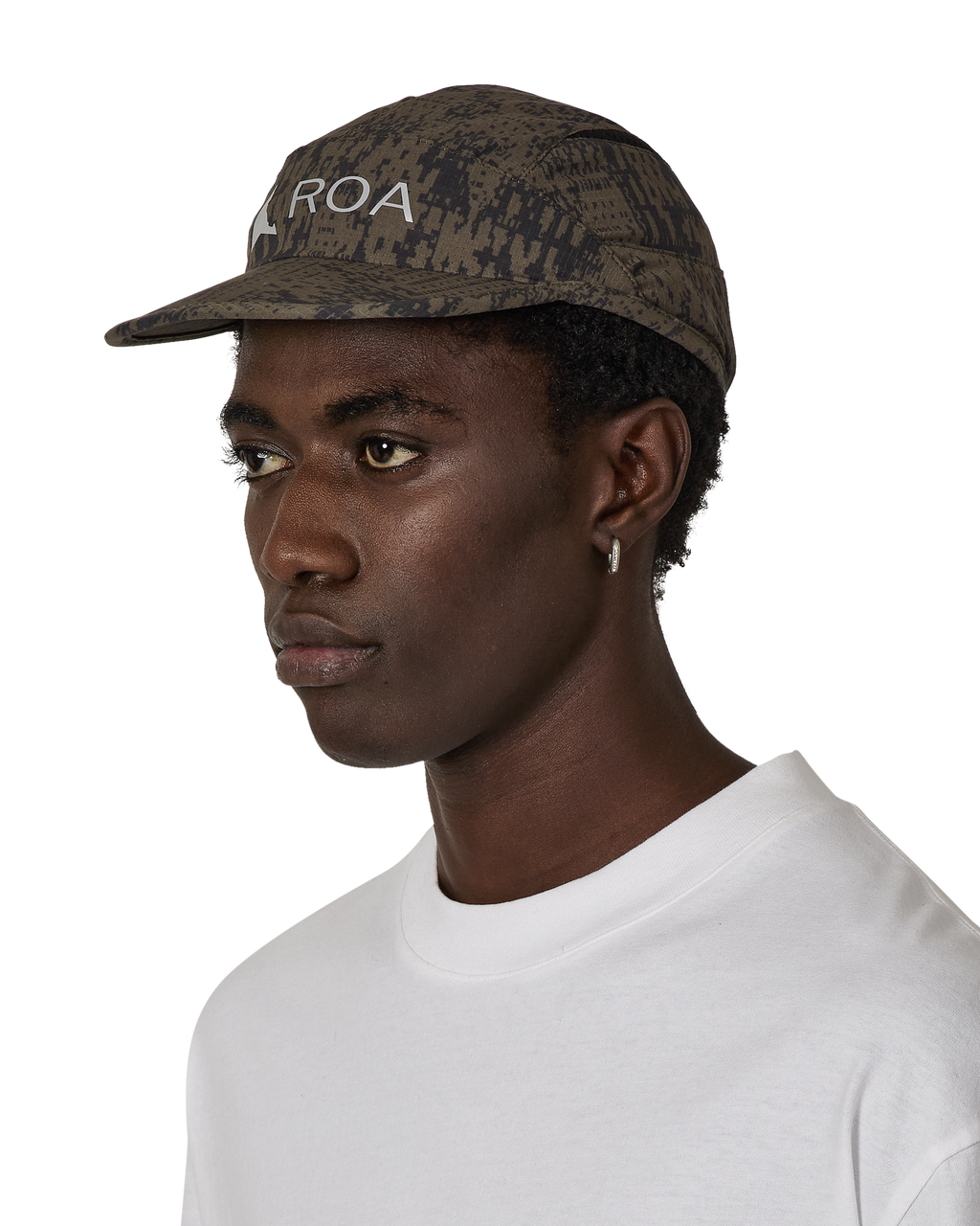 ROA Bri Melted Print Open Weave Cap J315916-ONE SIZE-Green 1