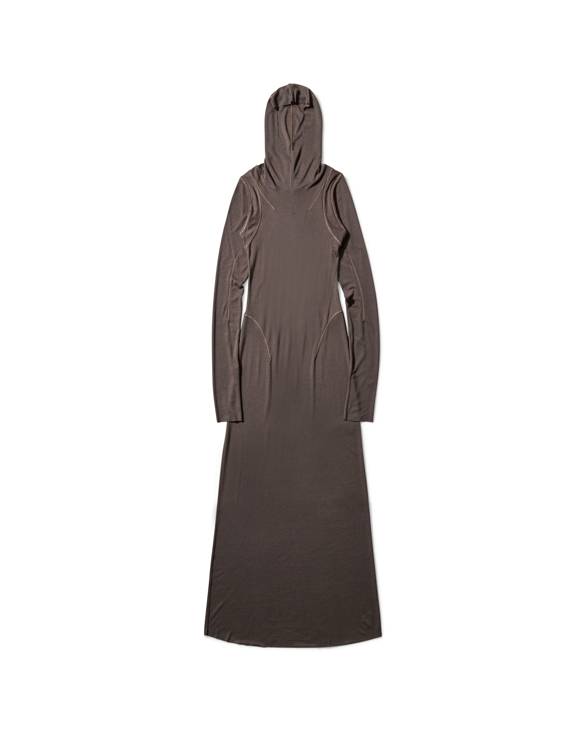 ROA Themba Sheer Hooded Dress J315899-XS-Grey 8