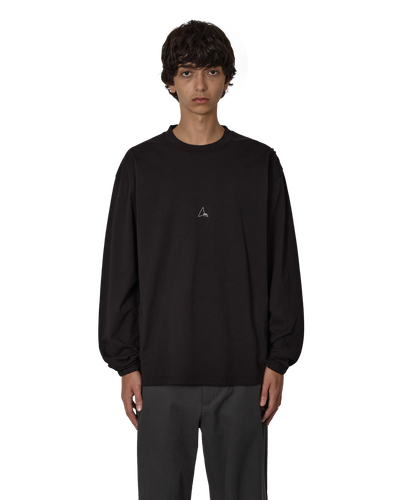 ROA Logo Organic Long Sleeve J316791-S-Black front