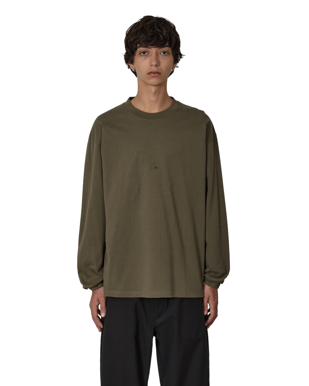 ROA Logo Organic Long Sleeve J316792-M-Green front