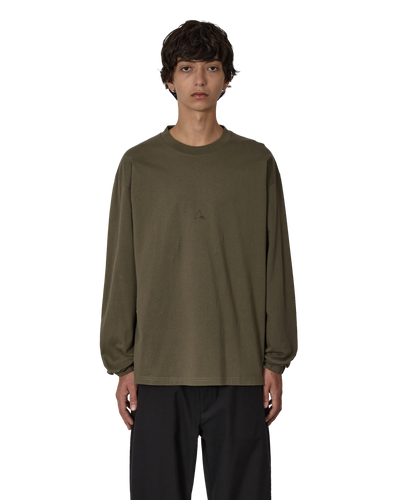 ROA Logo Organic Long Sleeve J316792-M-Green front
