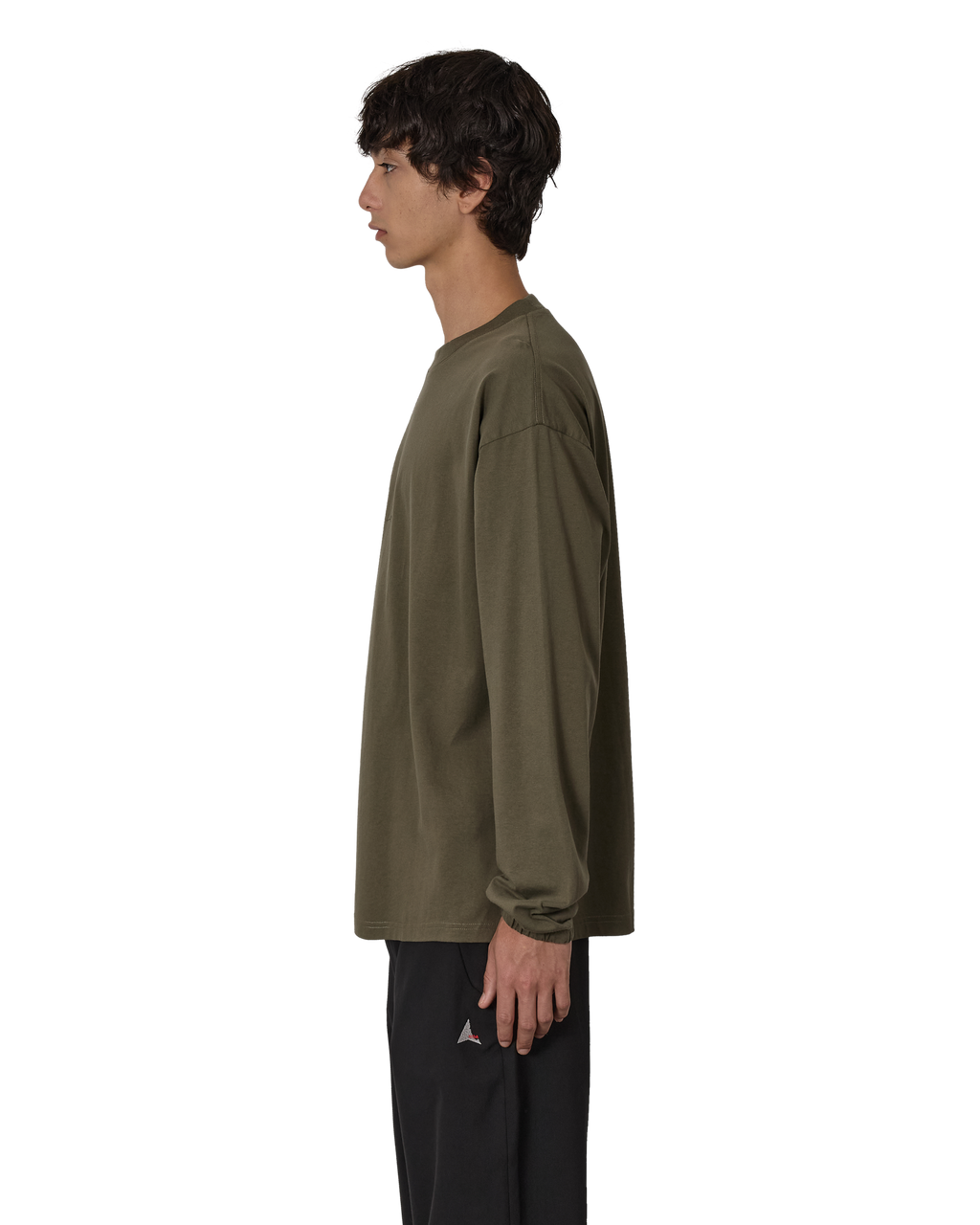 ROA Logo Organic Long Sleeve J316792-M-Green front